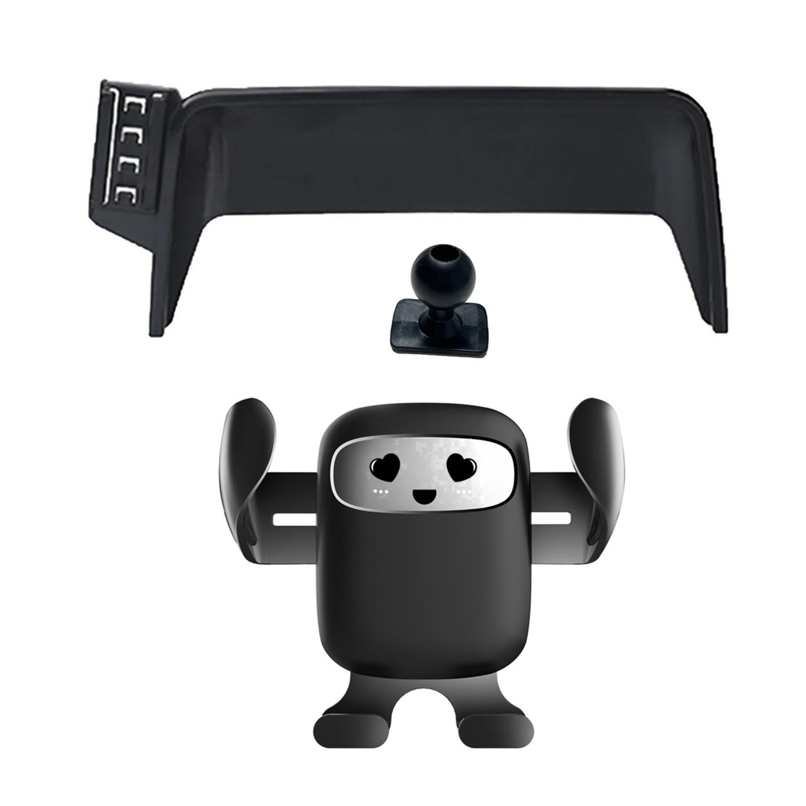 Porta Cellulare Auto per Ford Fiesta MK7 MK8 2017-2022, Supporto per Telefono Cellulare da Auto da 8 Pollici con Supporto per Navigazione GPS (Base e Supporto 1)