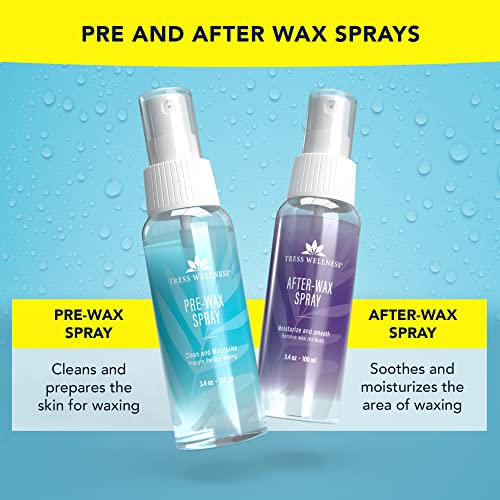 Tress Wellness Bikini Star 1.2lb Hard wax beads with Pre & After spray - For sensitive skin - Up to 50 waxes - Image 7