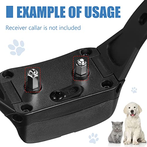 Hotop 12 Pcs Extra Contact Points Replacement Part For Dog Training Collars Pet Shock Collar Replacement Prongs With Conductive Rubber Caps For Dog Training Collar Replacement Parts (6 Pairs) #TOP3