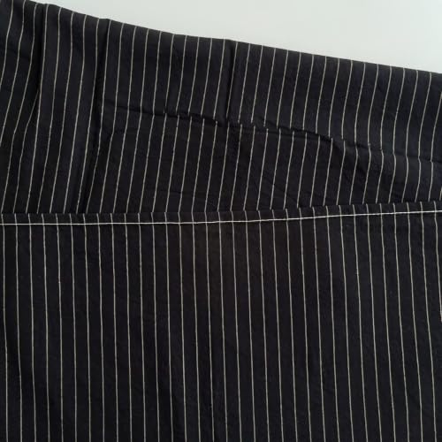 Image of PinkMemory Black Striped Duvet Cover Queen White Pinstripe Duvet Cover Bedding Set 100% Washed Cotton Stripes Patterned 3pcs Retro Striped Bedding with Zipper Closure Corner Ties,Soft Breathable