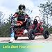 X-PRO Rover 50 Gas Powered Go Kart Pull Start Go Cart Rear Disc Brake with 6