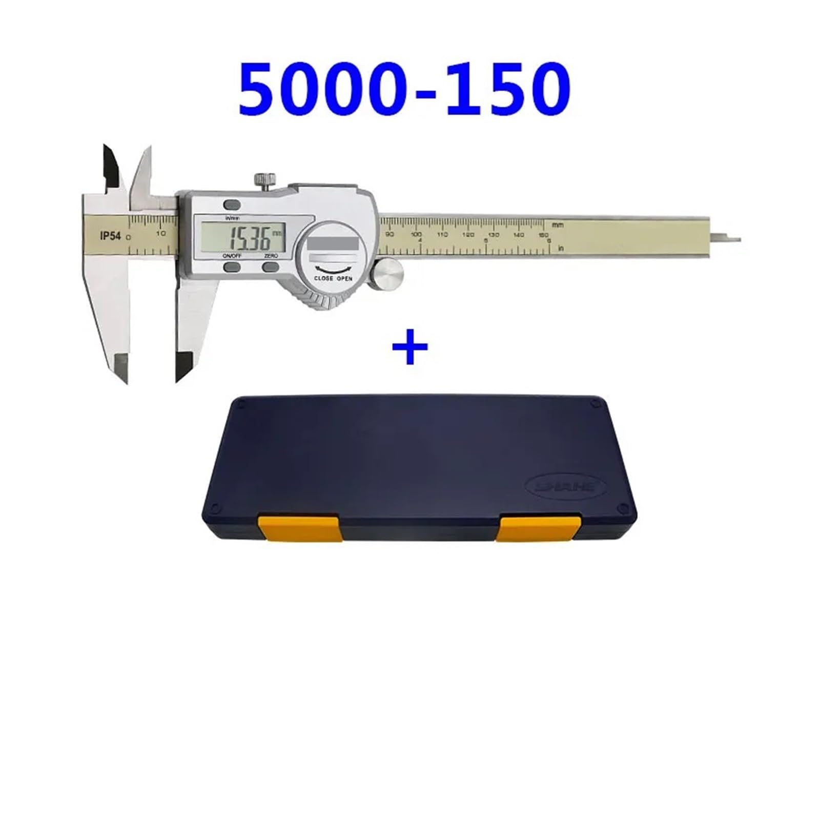 Calibrador Digital De 150 Mm, 200 Mm Y 300 Mm con Pantalla LCD Grande, Calibrador Vernier De Metal, Herramienta De Medición,0-150mm-1