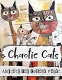 Chaotic Cats: Abstract Cat Collage Paper