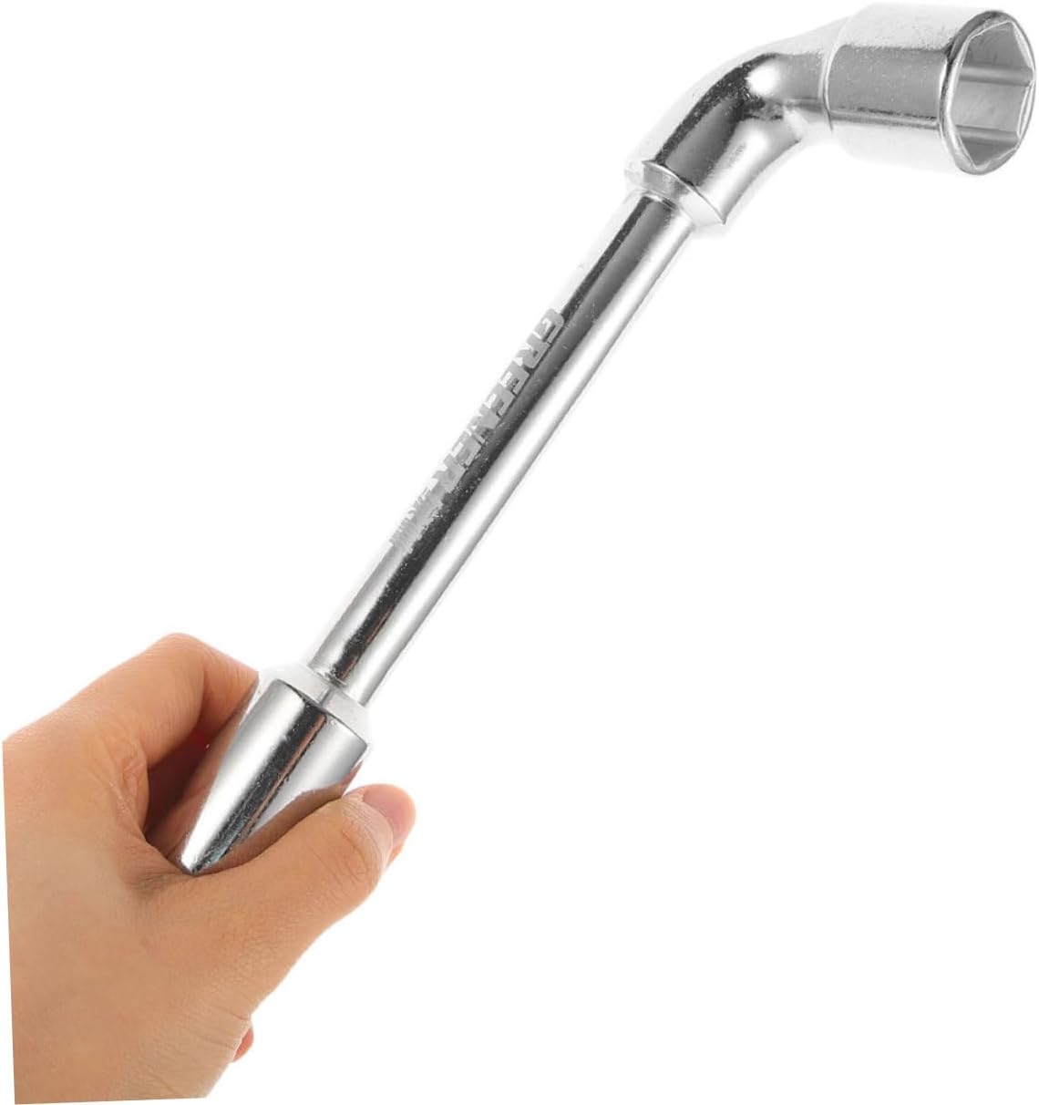 21mm L-shaped Socket Spanner Wrench Dual-ended Tire Valve Stem Tool for Car and Motorcycle Tire Repair and Wheel Alignment