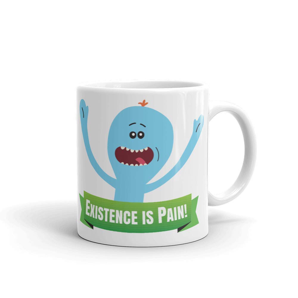 SnooozeWorksExistence is Pain! Coffee Mug; Pop Culture Mugs, Gifts under $20