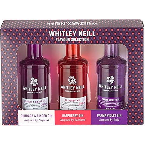 Whitley Neill Flavoured Gin Gift Pack, 3 x 5cl Cover
