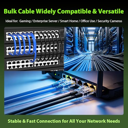 Cable Bulk Ethernet Cat6 Riser CMR 1000 FT Azul miniatura 5