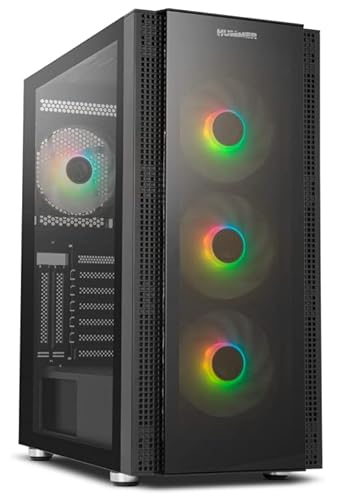 PC RACING – Ordenador Gaming AMD Ryzen 5 5600G 4.40GHz, RAM 16GB, SSD M.2 1TB, WiFi, Windows 11 – Ordenador de sobremesa, PC Gaming AMD