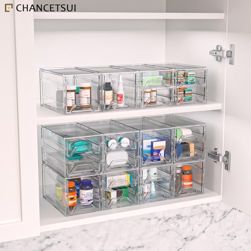 Organizer Storage Plastic Drawer for Desk: 2 Pcs Drawer Desktop Office Supplies, Desk Organizers, Dustproof Drawer Storage, Clear Desk Accessories - Image 8