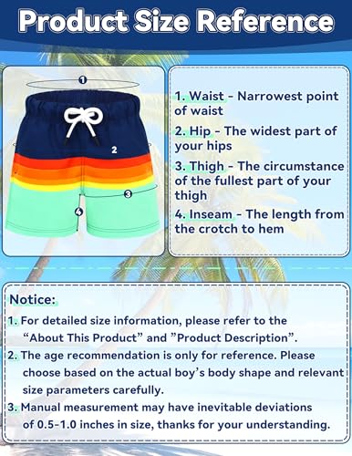 Image of Olreco Toddler Swim Trunks Baby Boy Bathing Suit Quick Dry Kids Swimsuits Boys Board Shorts Kids Swim Shorts Boys' Swimwear