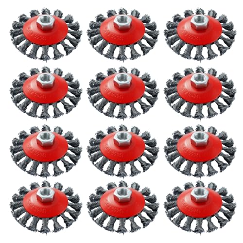 Wire Wheel for Angle Grinder for 4-1/2 Angle Grinder with 5/8-11 Arbor