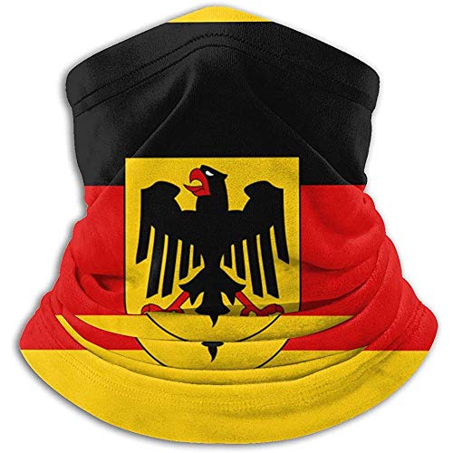 LAKILAN Halbgesichtsmaske,Halstuch,Winter Nackenwärmer,Chlauchschal,Deutschland Flagge Herren,Damen Stirnbänder,Kopfbedeckung Tube Schal,Winddichter Gesichtsschal Cover