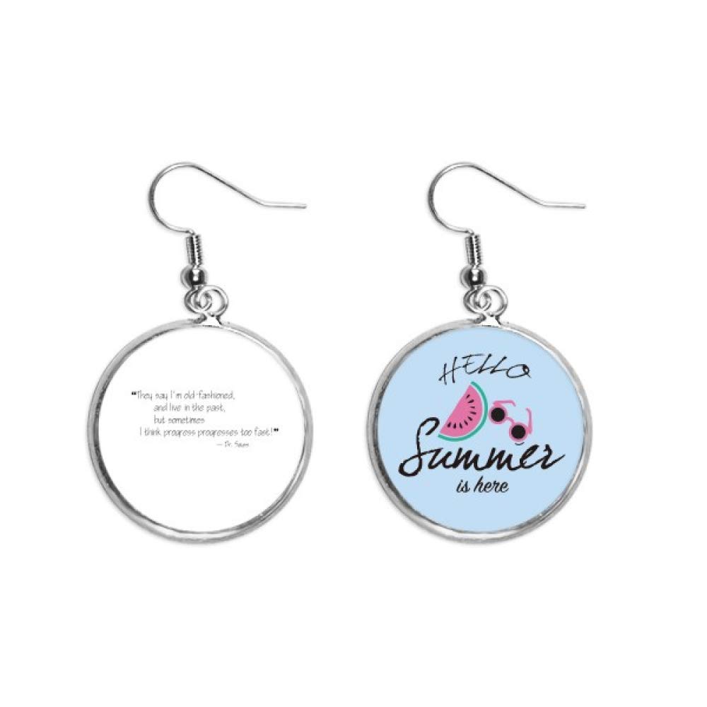 Pendientes de sandía con diseño realista y sujeción cómoda 5