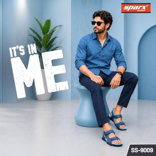 Image of SPARX Outdoor Sandals for Men - Adjustable, Comfort Velcro closure Sandals with Cushioned Footbed, Secure Fit, Durable Sole & All-Day Walking Comfort