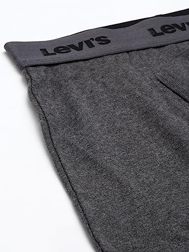 Image of Levi's 001 Classic Boxer Brief for Men | 100% Pure Cotton | Solid | Mid-Rise Men's Underwear | Anti-Roll Waistband | Durable Comfort with Extra Supportive Gusset | Functional Fly | Pack of 2