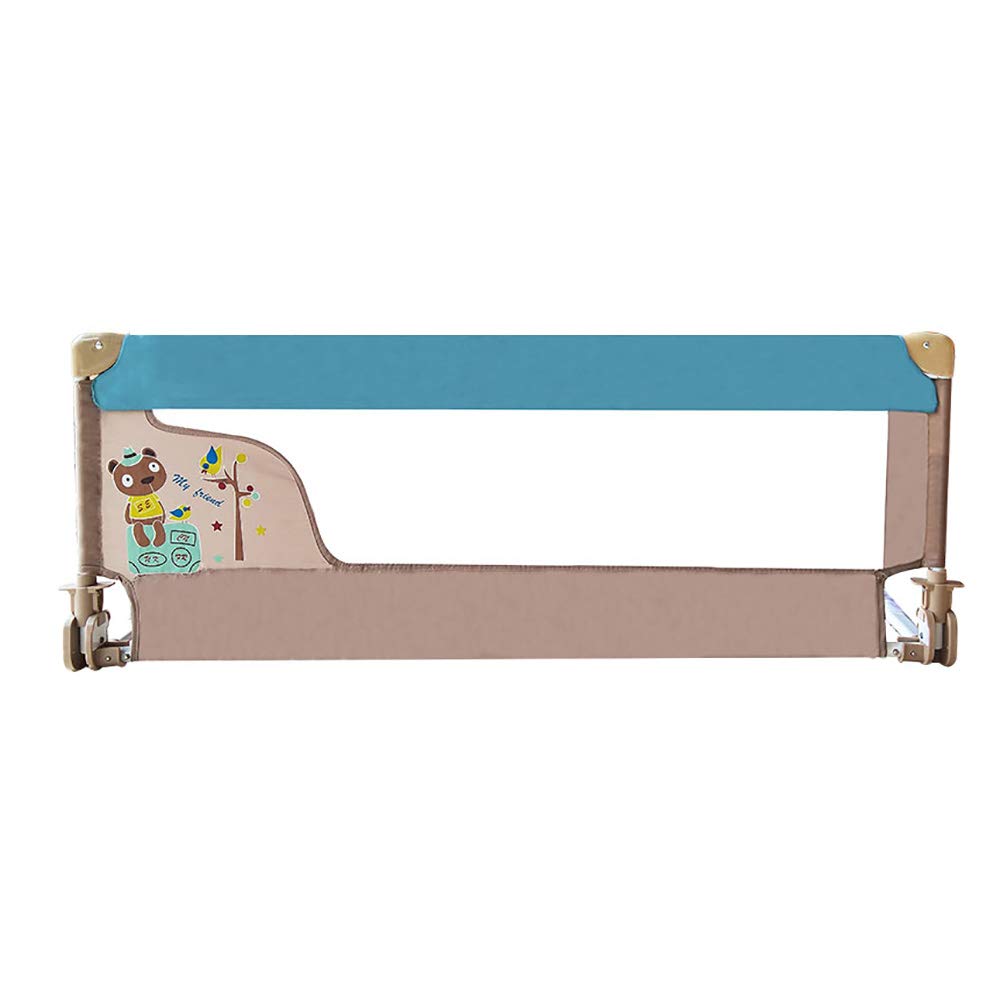 Garde-corps de lit bébé portable bleu sans perçage pour sécuriser le couchage des enfants