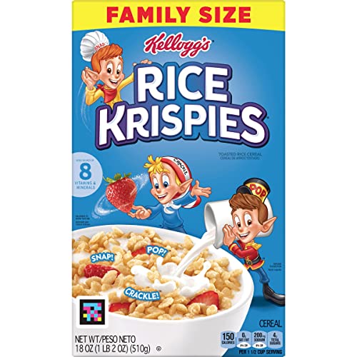Rice Krispies 00038000205286 Kellogg'S Rice Krispies Cold Breakfast Cereal thumb #6