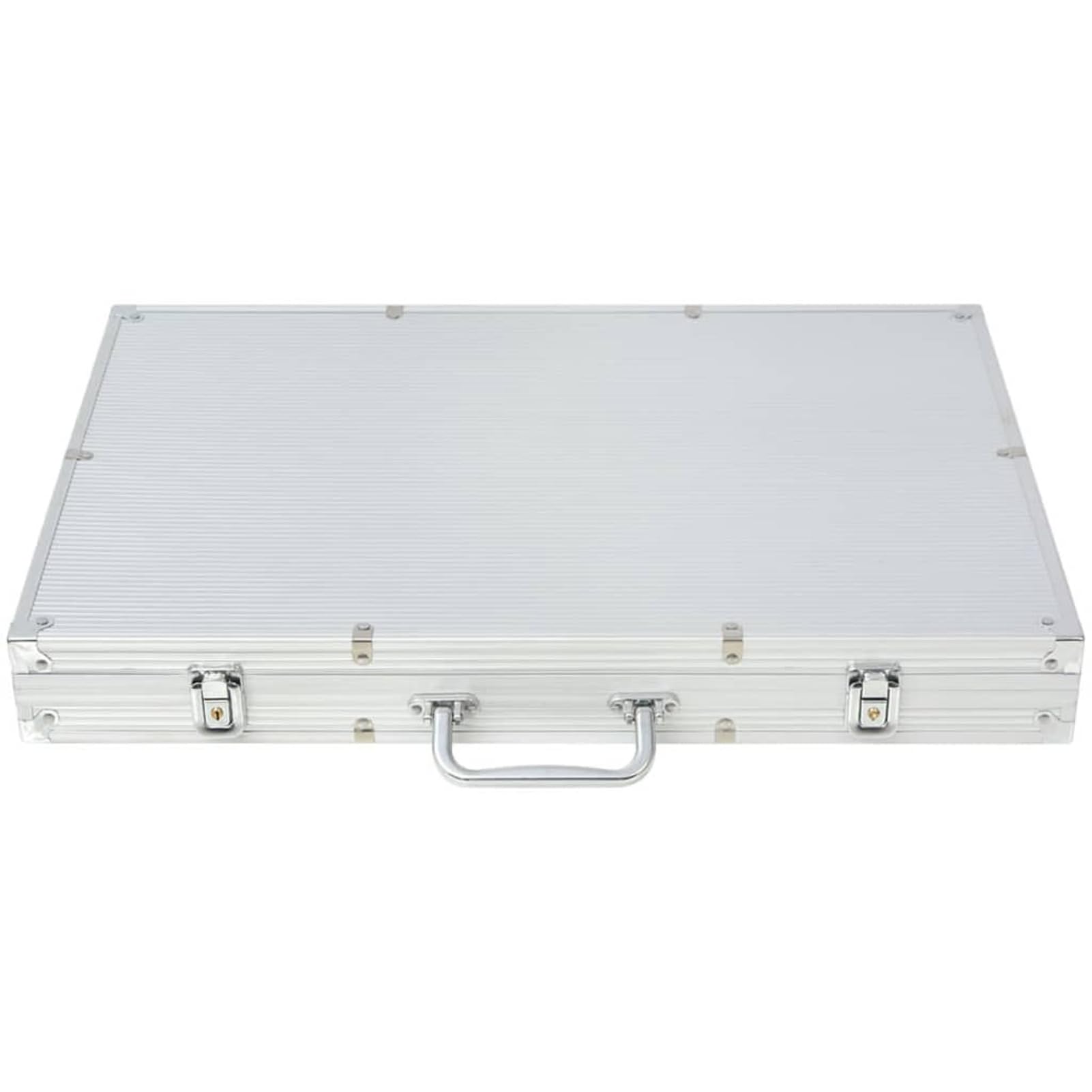 Set da Poker con 1000 Chips Alluminio Mobili per Interni/Esterni