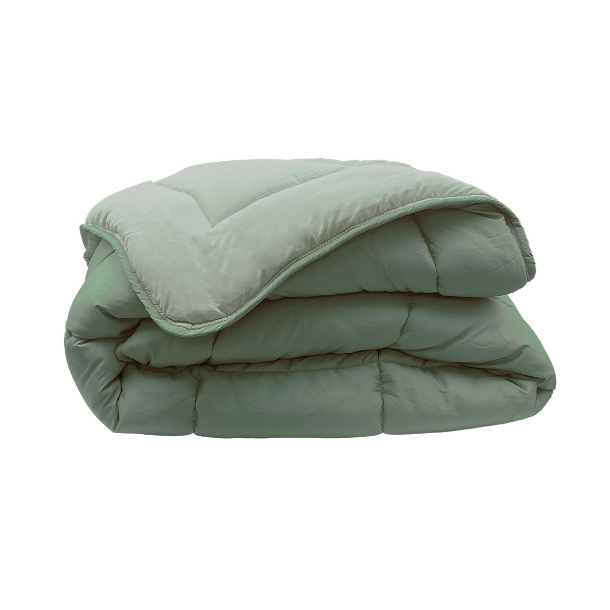 MON P' DODO 100 x 140 cm Two Tone Quilt - Green/Light Green