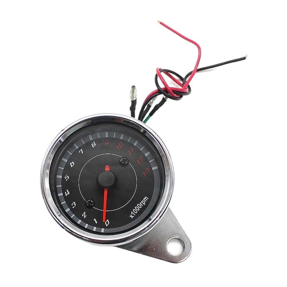 Tacómetro Universal De 12V CC Para Motocicleta, Con Retroiluminación LED, Piezas Reacondicionamiento Contador REV 1000RPM, Para