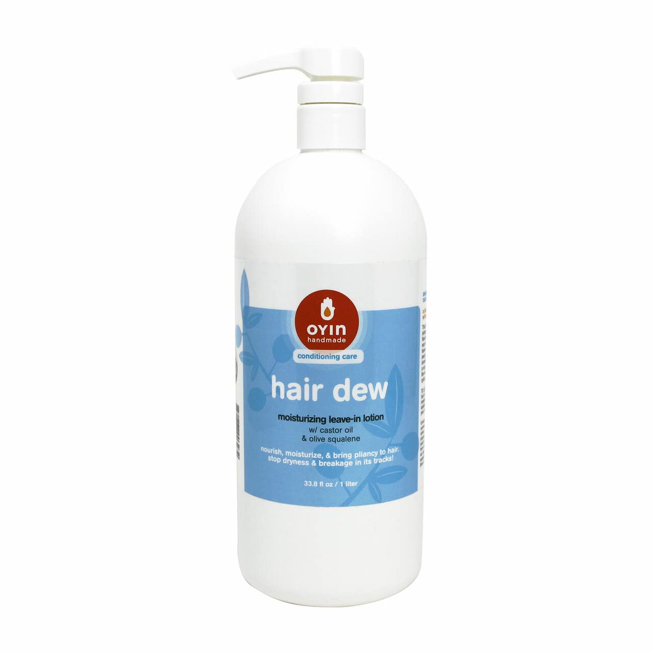 Oyin Handmade Hair Dew, Daily Quenching Hair Lotion w/Pump (33oz) | With pump