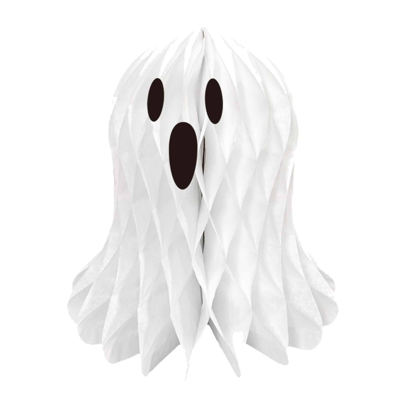 Kalttoy Halloween Hanging Decoration Ghostly Design Folding Paper Craft Ornament for Home and Party Decors Ghostly Wall Hangings