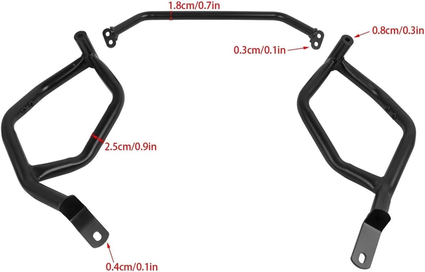 Barre protezione moto Telaio per barre di protezione per motocicletta per Suzuki V-STORM 800DE 2023 2024 per del serbatoio per