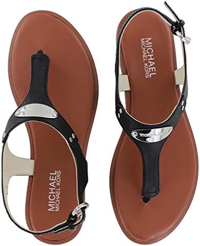 Michael Kors MK Plate Thong Black Saffiano 1 9 M | Image 4