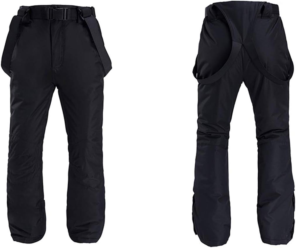Mens Windproof Ski Suits Winter Waterproof Warm Hooded Jacket and Pants Snowsuit Set
