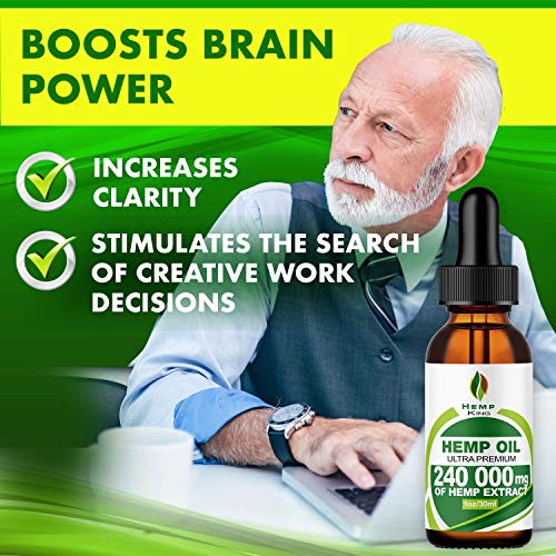 Hemp Oil Drops 24 000 000 mg, 100% Natural Extract, Natural Dietary Supplement, Rich in Omega 3&6 Fatty Acids for Skin & Heart Health, Vegan Friendly - Image 7