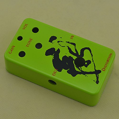 Ttone New Diy Distortion Pedal Guitar Effects Metal Pedals Enclosure Electric Kit Green #TOP4