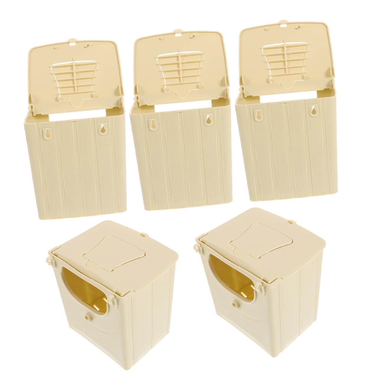 Casetta per Nidificazione di Uccelli in Plastica Nido per L'allevamento di Pappagalli Casetta per L'allevamento di Parrocchetti Design Elegante E Pratico