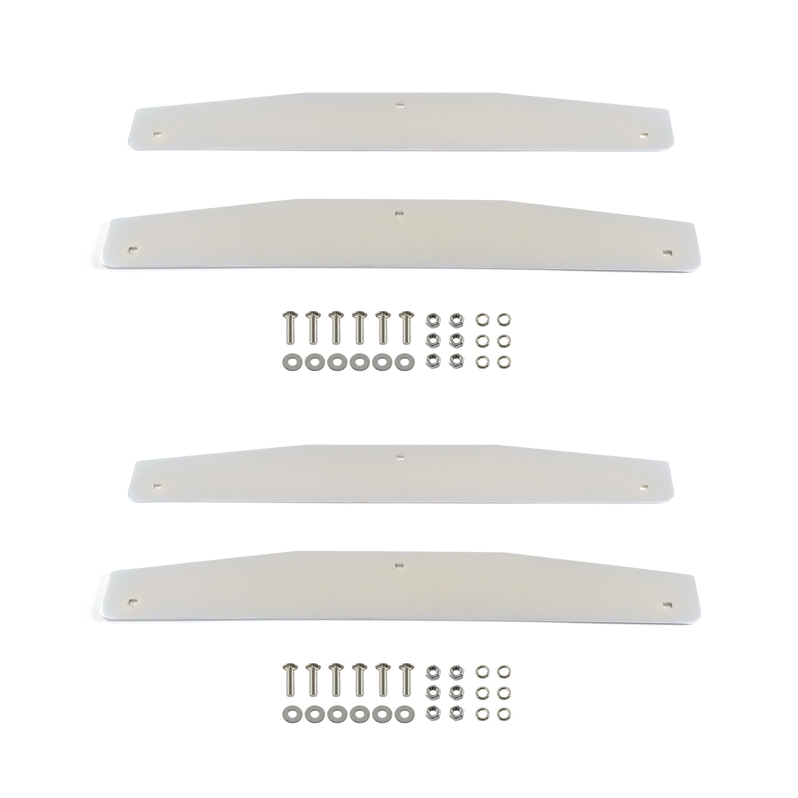 New Mud Flap Weight Semi Truck 24" X 4" Chromed 3 Stud For 24 - Foto 5