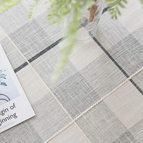 Tovaglia in cotone pesante e lino, motivo