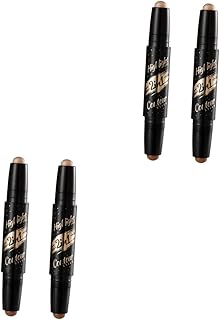 Beavorty 4 Pçs Corretivo De Maquiagem Feminino Ferramentas De Cosméticos Contorno Acessórios De Maquiagem Caneta De Contorno De Rosto Cosméticos Corretivo Base Corretivo Bastão Corretivo