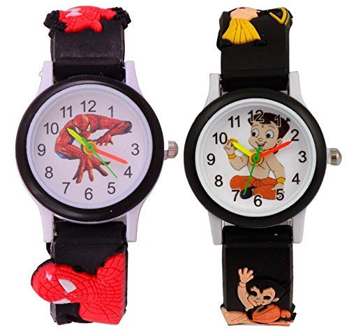 pass pass Black & Black Band Analogue Kids Watches Combo for Boys. (Pack-2) (B084VTLBDN) Amazon Price History, Amazon Price Tracker