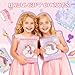QIYVLOS 2 Pack DIY Journal Kit for Girls, Journaling Diary Gifts for Teen Girls 8-13, Arts and Crafts Birthday Stationary Set Toys for Ages 8-13 & Ages 8 9 10 11 12 13 14 Year Old