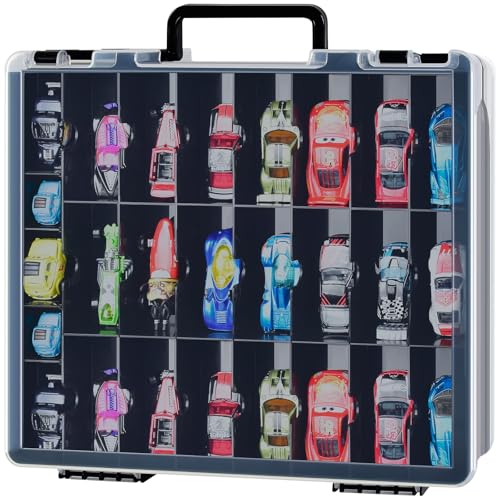Organizer per giocattoli per auto: Design per Hot Wheels 50-Car Pack Scale-Veicoli / Macchina Ricompensa / Super Exotic Cars / Fast & Furious / 24-Auto Assortito Party Fisher-Price Disney Mickey & The Roadster Racers, Piccoli giocattoli, Littlest Pet Acquista personaggi, artigianato, gioielli e altri mini giocattoli, piccole bambole. Soddisfa le diverse esigenze dei collezionisti di giocattoli per auto piccole. In vendita F è solo scatola, nessun giocattolo per auto.