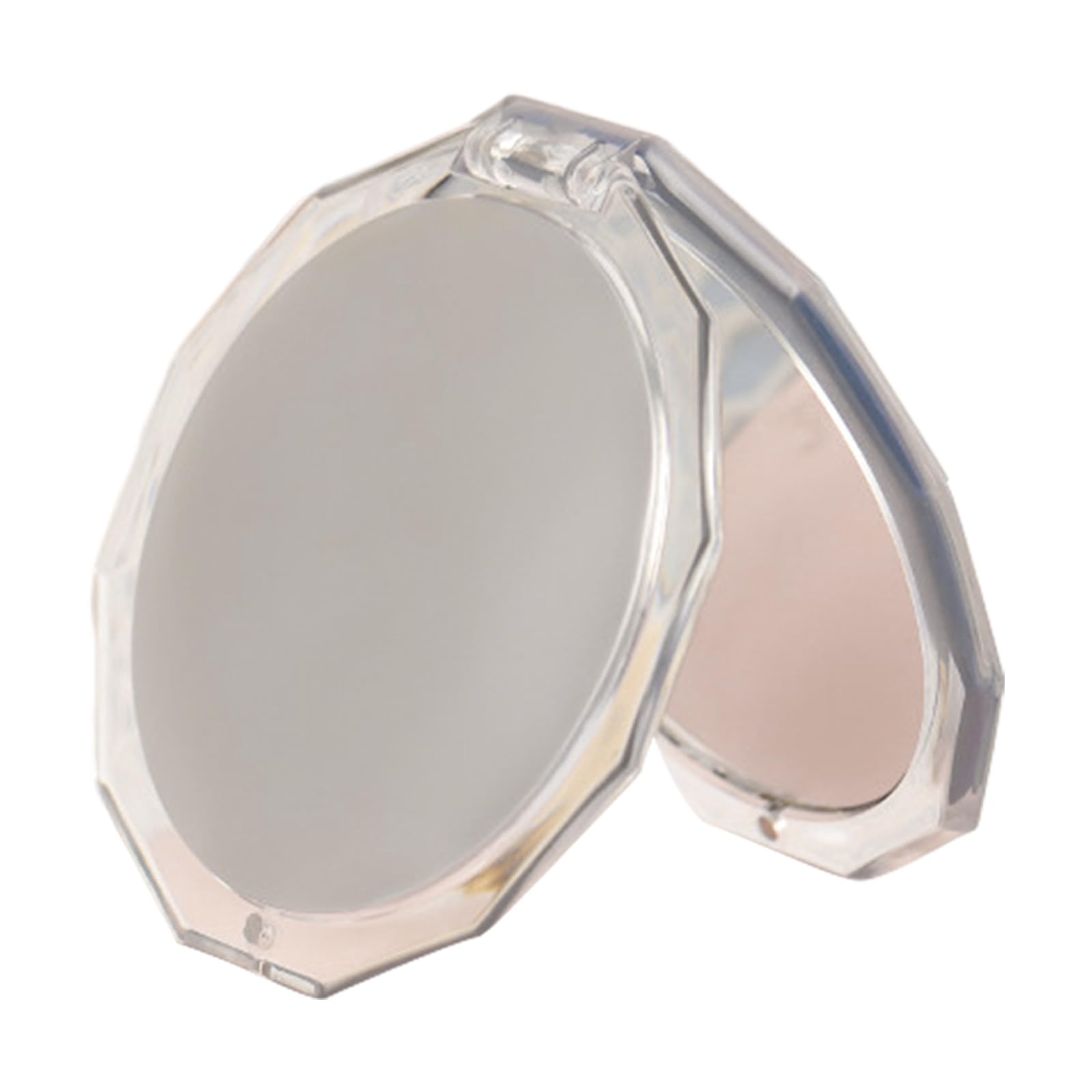 Magnifyings Compact Cosmetic Mirrour Elegant Pocket Handheld Makeup with 10x Magnification 1xTrue View Pocket