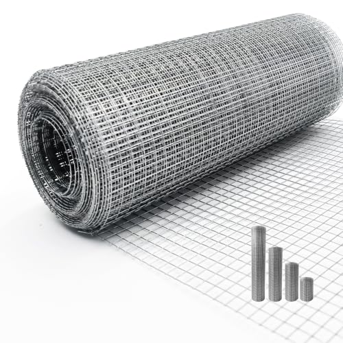 Hardware Cloth 1/4in 23G 4" x10ft,Chicken Wire Fencing Mesh Roll