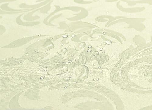 Miniatura 3 de Mantel EcoSol Designs de microfibra, con estampado de damascos, resistente a las arrugas y las manchas