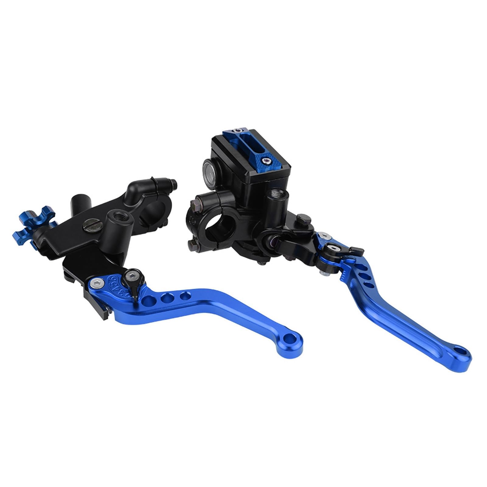 Leviers de réservoir de maître cylindre d'embrayage de frein de moto 1 paire 7/8 Inch(22mm) universel pour accessoire de voiture(Bleu) , Freins , Tambours de frein et accessoires