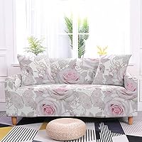 Surwin Copridivano Elasticizzato 1 2 3 4 Posti, Moda Stampa Elastico Universale Copridivani Con Braccioli Fodera Per Divano Antiscivolo Sofa