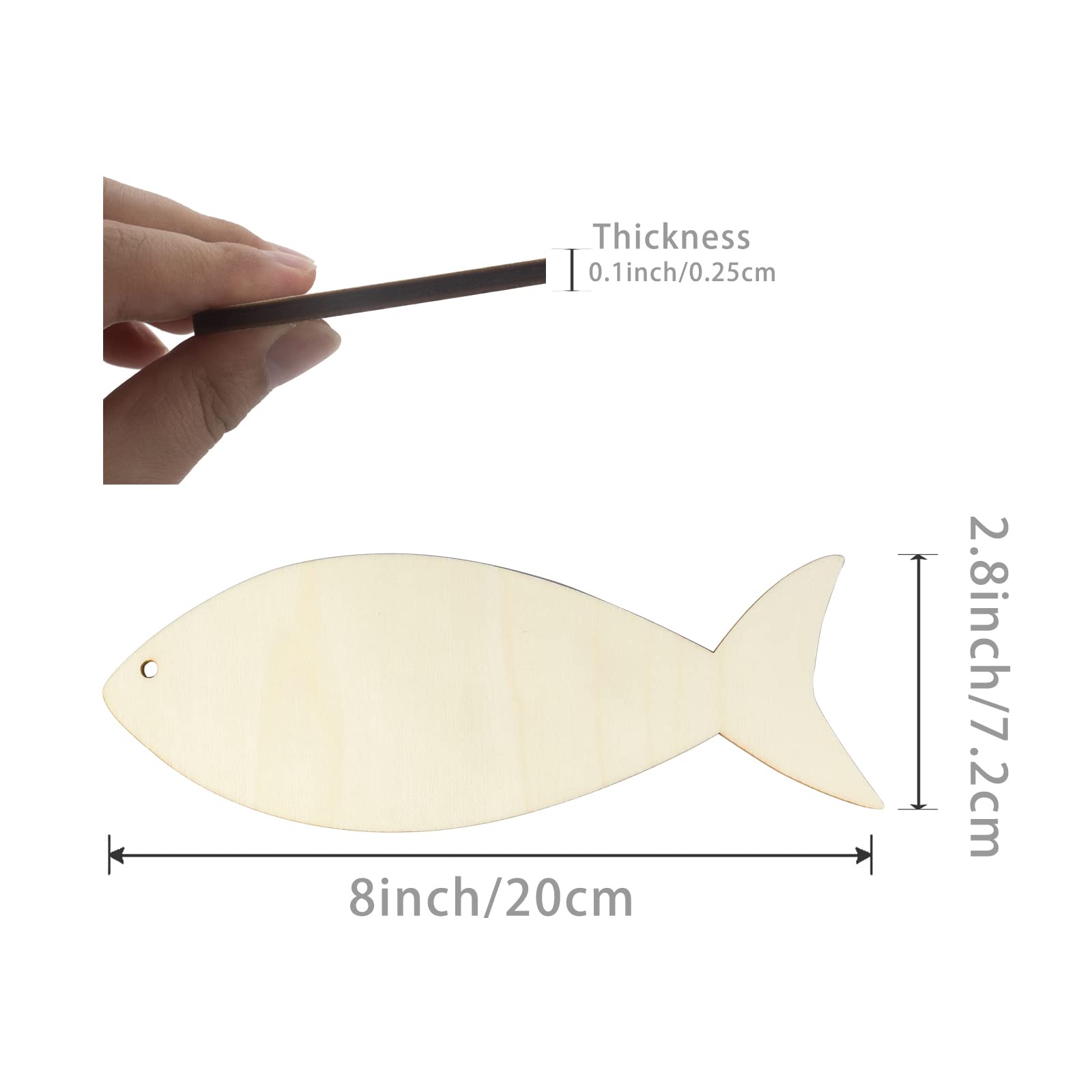 20 Stück Unlackierte Krabben-Holzanhänger – 10 X 7,9 Cm, Mit Schnur, Zum Bemalen, Für Weihnachtsbaum, Hochzeit, Deko