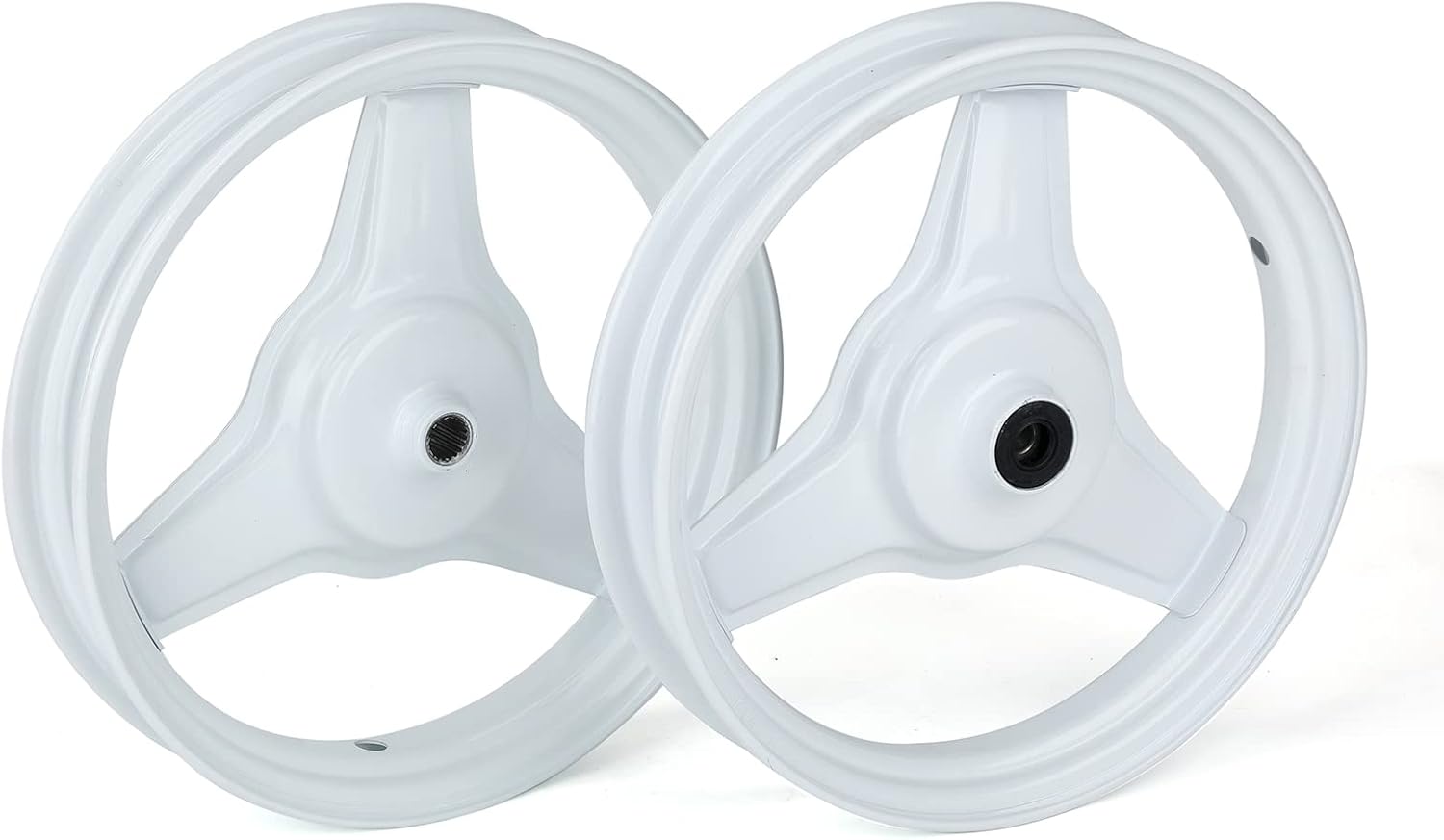 PW50 Rim Kit, Front and Rear Rim Kit for yamaha PY50 PW50 PeeWee Y-Zinger 50 Kid Bikes (White)