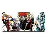 Tapis de Souris Overlord 900x400mm Tapis de Souris XXL Multifonction Gaming Mousepad XXL Grand sous Main, Anime Souris 3mm Bureau Anti-Glissant Surface Texture pour Ordinateur, D