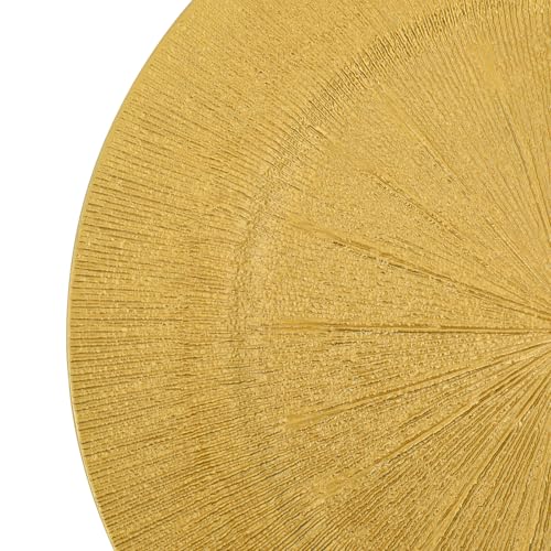 100 Platos Cargadores Dorados Redondos de 13 pulgadas miniatura 3