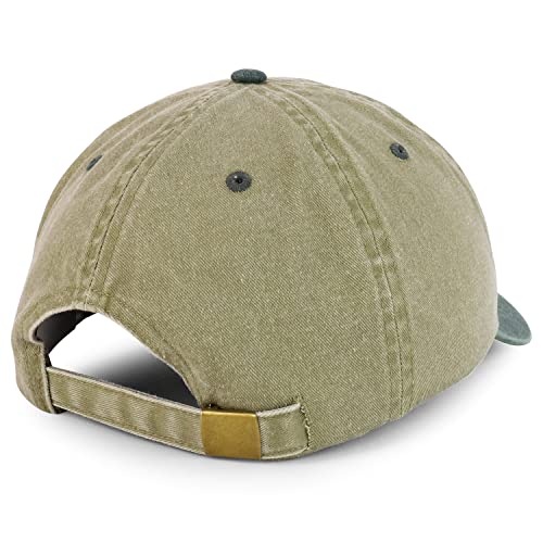 Image of Trendy Apparel Shop Oversize XXL Pigment Dyed Washed Cotton Baseball Cap