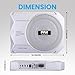 Pyle 10-Inch Low-Profile Amplified Subwoofer System - 900 Watt Compact Enclosed Active Marine Underseat Car Subwoofer with Built In Amp, Powered Car Subwoofer w/ Low & High Level Inputs