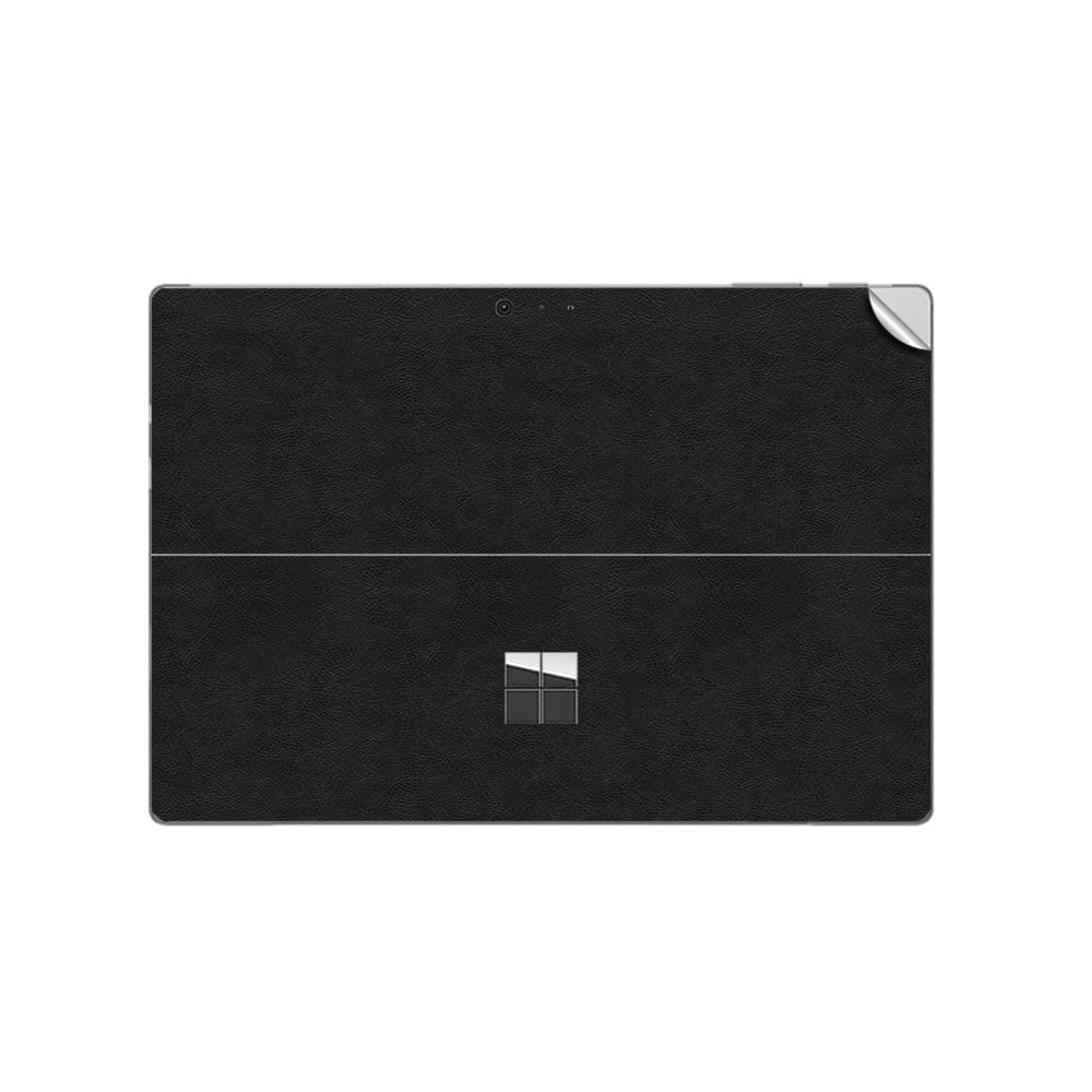 GADGETS WRAP Premium Material Top Only Skin Vinyl Decal Sticker Compatible with Microsoft Surface Pro 2017 - Black Leather (B09M9Q7ZPW) Amazon Price History, Amazon Price Tracker